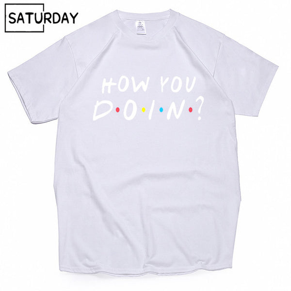 Men's Tv Friends Harajuku Funny Cotton T Shirts Unisex Summer Workout Tshirts Women Hip Hop Tops Boyfriend Gift - Viva Shirt