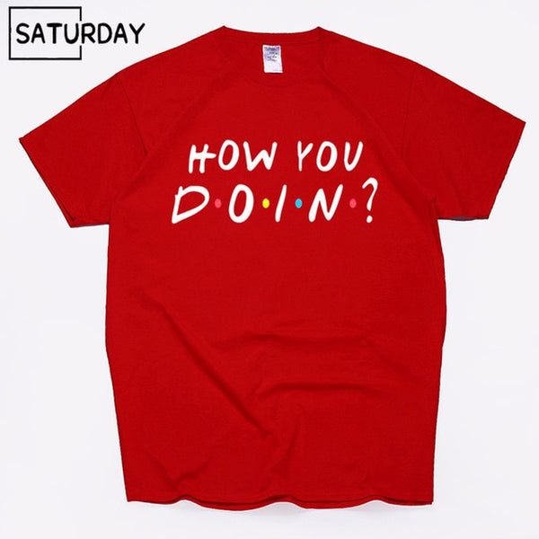 Men's Tv Friends Harajuku Funny Cotton T Shirts Unisex Summer Workout Tshirts Women Hip Hop Tops Boyfriend Gift - Viva Shirt