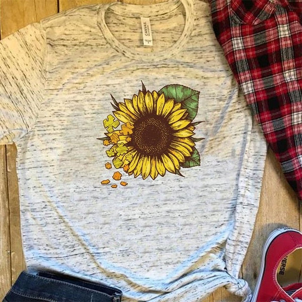 Harajuku Fashion Graphic Tees Women Colored Cactus T-shirt Slim Fit Cute Girl's Tshirts Tees & Tops Summer Gift for Girlfriends - Viva Shirt