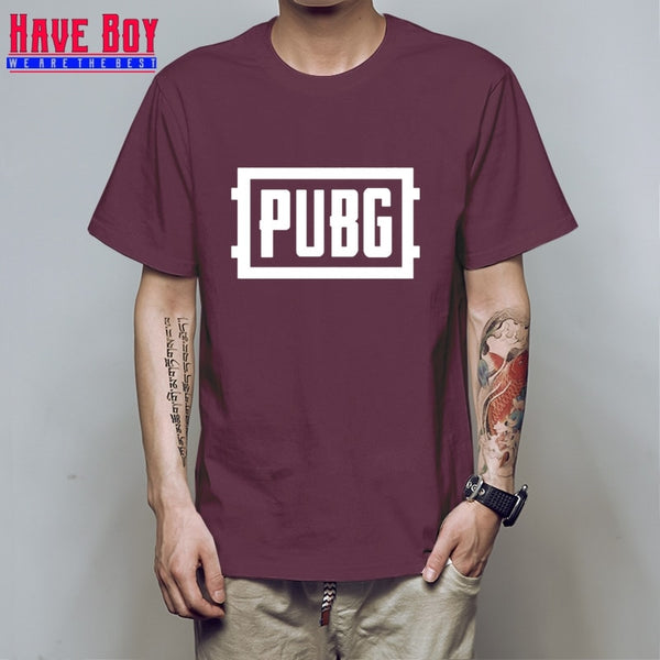 PUBG/PLAYER UNKNOWN'S BATTLEGROUNDS t shirt game fans gift boy friend gift short sleeve PUBG T SHIRTS hot game concept HB166 - Viva Shirt