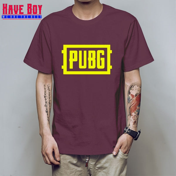PUBG/PLAYER UNKNOWN'S BATTLEGROUNDS t shirt game fans gift boy friend gift short sleeve PUBG T SHIRTS hot game concept HB166 - Viva Shirt