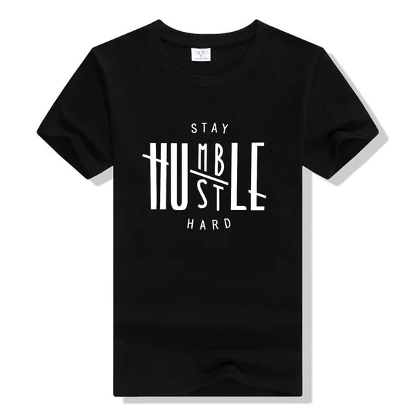 Stay Humble Hustle Hard T-shirt Christian women fashion funny grunge tumlbr tees cotton gift Jesus party tops tshirt leisure Tee - Viva Shirt