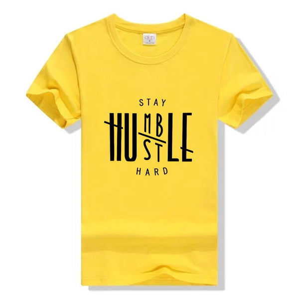 Stay Humble Hustle Hard T-shirt Christian women fashion funny grunge tumlbr tees cotton gift Jesus party tops tshirt leisure Tee - Viva Shirt