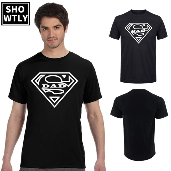 Showtly Super Dad T Shirt Party Tees Gift For Daddy Casual Cotton Super Soft Short Sleeve - Viva Shirt