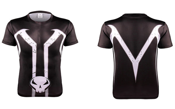 Christmas Gift Mens Fashion Slim T-shirt Shazam Cosplay 3D Printed Tee Male Casual Captain Tops - Viva Shirt