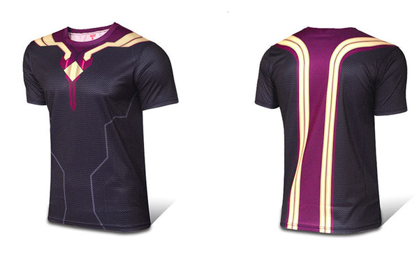 Christmas Gift Mens Fashion Slim T-shirt Shazam Cosplay 3D Printed Tee Male Casual Captain Tops - Viva Shirt