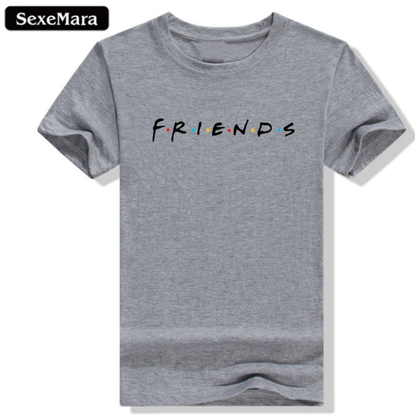 SexeMara Fashion Brand T Shirt Women Short Sleeve Friends TV Show Shirts Blank Gift Hipster Adult T-Shirt Camisetas - Viva Shirt