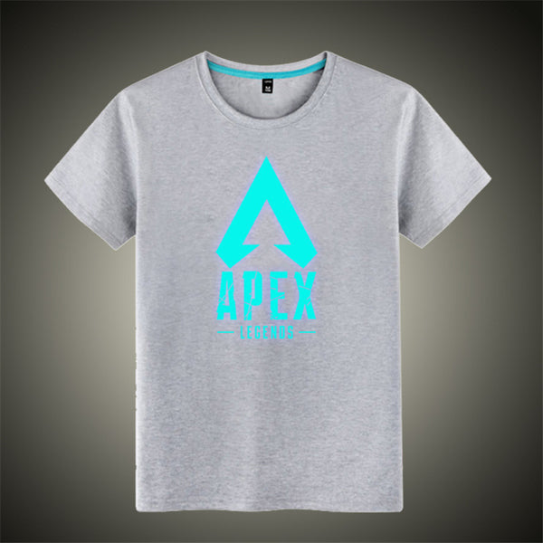 Mask as Gift Luminous APEX legends T shirt O neck men women hip hop Rapper DJ dancer cotton tops tees shirt - Viva Shirt