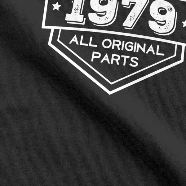 Birthday T Shirts Made In 1979 All Original Part Anniversary Birth T-shirt Gifts Men Casual 100% Cotton Short Sleeves Tee Shirt - Viva Shirt