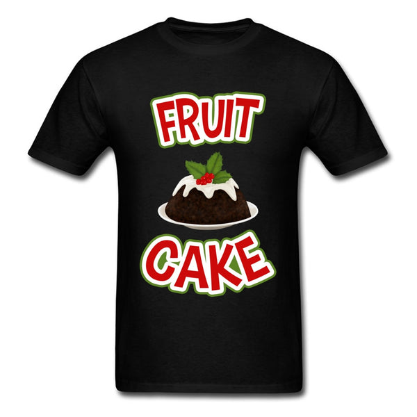 Lasting Charm Christmas Fruit Cake Sports T-shirt Gift Men Black Clothes T Shirt Letter Tshirts New - Viva Shirt