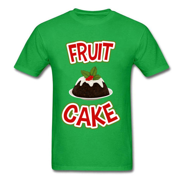 Lasting Charm Christmas Fruit Cake Sports T-shirt Gift Men Black Clothes T Shirt Letter Tshirts New - Viva Shirt