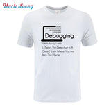New Fashion Debugging Definition T-Shirt Programmers Coding Gift Sleeve  High Quality Shirt Men Cotton T-Shirt Casual T Shirts - Viva Shirt