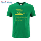 New Fashion Debugging Definition T-Shirt Programmers Coding Gift Sleeve  High Quality Shirt Men Cotton T-Shirt Casual T Shirts - Viva Shirt