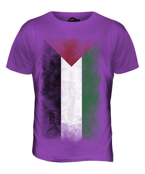 PALESTINE FADED FLAG MENS T-SHIRT TEE TOP FILAST?N PALESTINIAN GIFT SHIRT - Viva Shirt