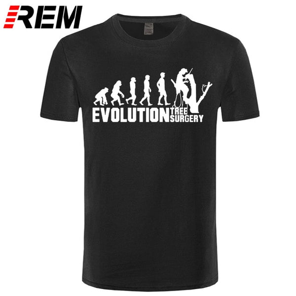 Summer Fashion Hot EVOLUTION TREE SURGERY ARBORIST Tree Surgeon Dad Husband Bro Funny Gift Birthday T shirt - Viva Shirt