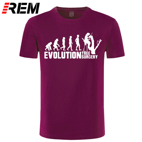 Summer Fashion Hot EVOLUTION TREE SURGERY ARBORIST Tree Surgeon Dad Husband Bro Funny Gift Birthday T shirt - Viva Shirt