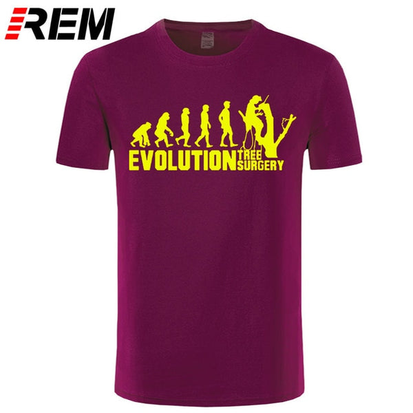 Summer Fashion Hot EVOLUTION TREE SURGERY ARBORIST Tree Surgeon Dad Husband Bro Funny Gift Birthday T shirt - Viva Shirt