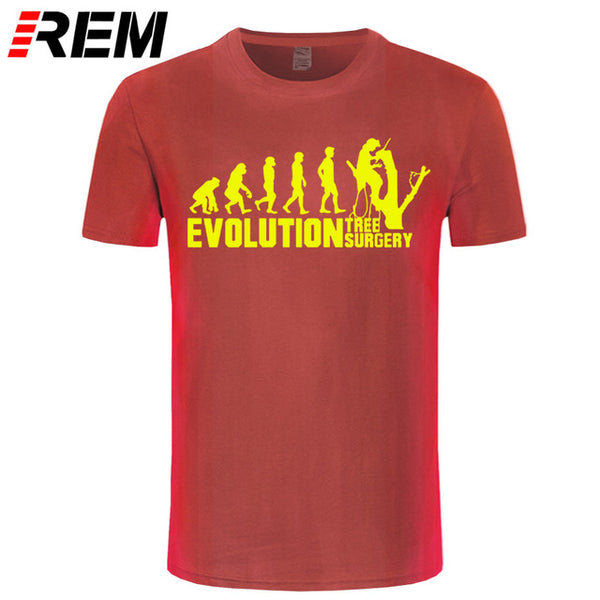 Summer Fashion Hot EVOLUTION TREE SURGERY ARBORIST Tree Surgeon Dad Husband Bro Funny Gift Birthday T shirt - Viva Shirt