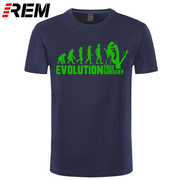Summer Fashion Hot EVOLUTION TREE SURGERY ARBORIST Tree Surgeon Dad Husband Bro Funny Gift Birthday T shirt - Viva Shirt