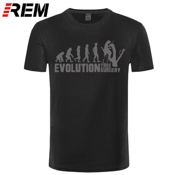 Summer Fashion Hot EVOLUTION TREE SURGERY ARBORIST Tree Surgeon Dad Husband Bro Funny Gift Birthday T shirt - Viva Shirt