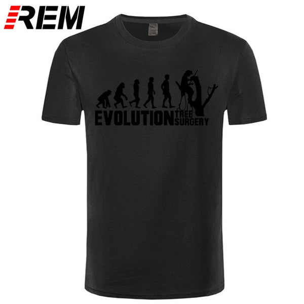 Summer Fashion Hot EVOLUTION TREE SURGERY ARBORIST Tree Surgeon Dad Husband Bro Funny Gift Birthday T shirt - Viva Shirt