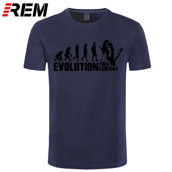 Summer Fashion Hot EVOLUTION TREE SURGERY ARBORIST Tree Surgeon Dad Husband Bro Funny Gift Birthday T shirt - Viva Shirt