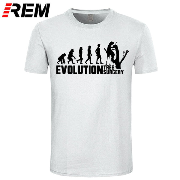 Summer Fashion Hot EVOLUTION TREE SURGERY ARBORIST Tree Surgeon Dad Husband Bro Funny Gift Birthday T shirt - Viva Shirt