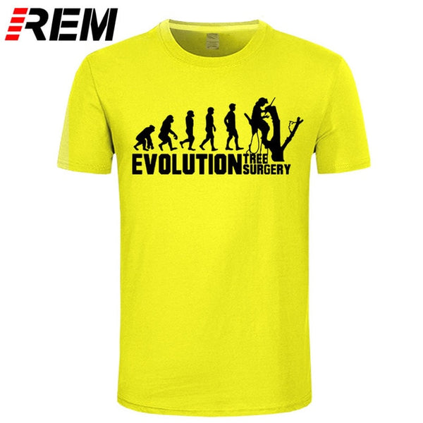 Summer Fashion Hot EVOLUTION TREE SURGERY ARBORIST Tree Surgeon Dad Husband Bro Funny Gift Birthday T shirt - Viva Shirt