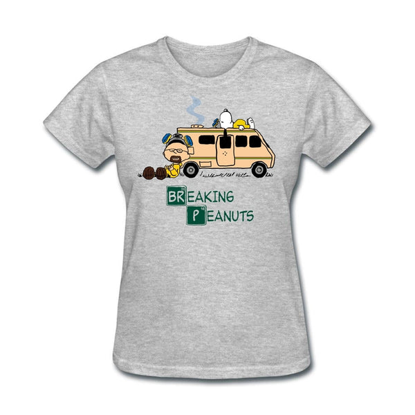 Mashup of Breaking Bad and Peanuts series Woman Hot t shirt Christian Female Gift tshirts Short-sleeve Tee Tops Website - Viva Shirt