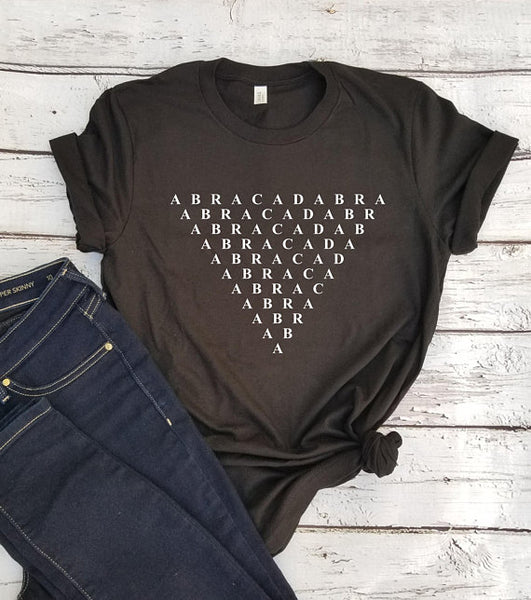 Humor ABRACADABRA Magic Women t-shirt Summer Short Sleeve Cool T-shirt Trendy Plus Size Tumblr Everyday t-shirt Gift For Her New - Viva Shirt