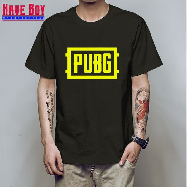 PUBG/PLAYER UNKNOWN'S BATTLEGROUNDS t shirt game fans gift boy friend gift short sleeve PUBG T SHIRTS hot game concept HB166 - Viva Shirt