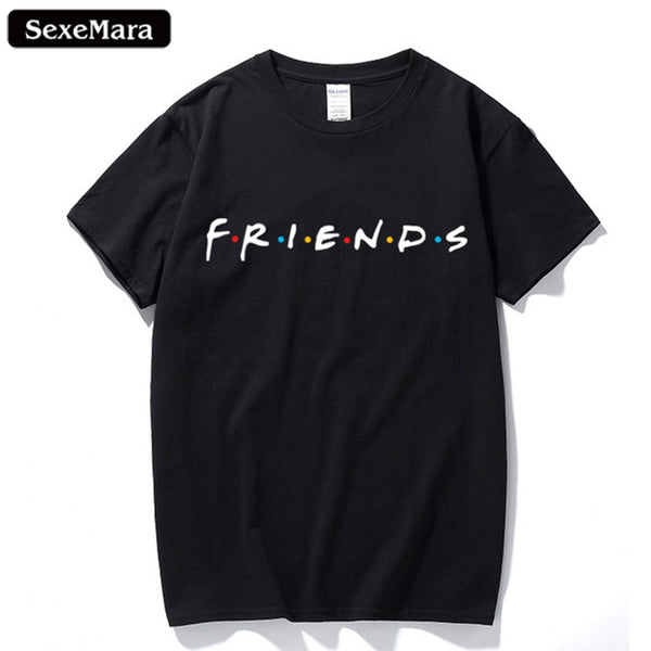 SexeMara Fashion Brand T Shirt Women Short Sleeve Friends TV Show Shirts Blank Gift Hipster Adult T-Shirt Camisetas - Viva Shirt
