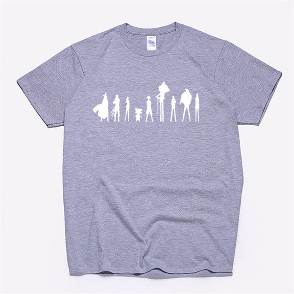 Men's One Piece Luffy Harajuku Funny Cotton T Shirts Unisex Summer Cotton Workout Tshirts Anime Tops Boyfriend Gift - Viva Shirt