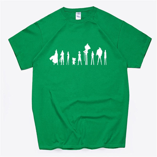 Men's One Piece Luffy Harajuku Funny Cotton T Shirts Unisex Summer Cotton Workout Tshirts Anime Tops Boyfriend Gift - Viva Shirt