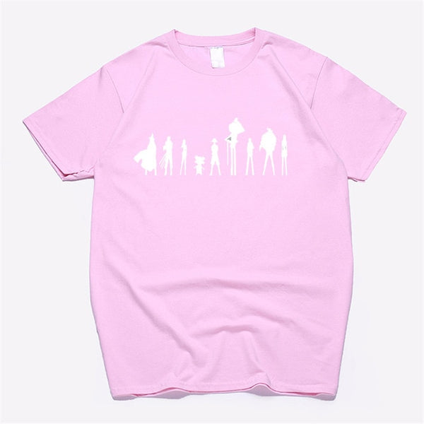 Men's One Piece Luffy Harajuku Funny Cotton T Shirts Unisex Summer Cotton Workout Tshirts Anime Tops Boyfriend Gift - Viva Shirt