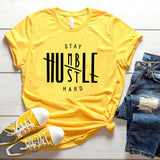 Stay Humble Hustle Hard T-shirt Christian women fashion funny grunge tumlbr tees cotton gift Jesus party tops tshirt leisure Tee - Viva Shirt