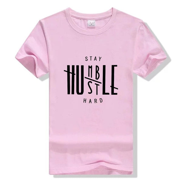 Stay Humble Hustle Hard T-shirt Christian women fashion funny grunge tumlbr tees cotton gift Jesus party tops tshirt leisure Tee - Viva Shirt