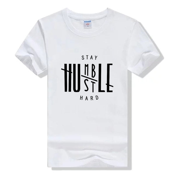 Stay Humble Hustle Hard T-shirt Christian women fashion funny grunge tumlbr tees cotton gift Jesus party tops tshirt leisure Tee - Viva Shirt