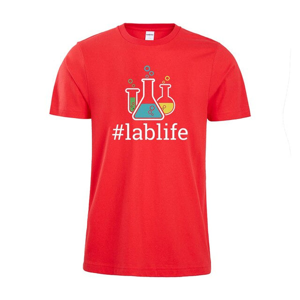 Lablife T-Shirt Lab Tech Shirt Funny Medical Technician Gift Med Week Tshirt Funny Quote Laboratory Technician T-Shirt - Viva Shirt