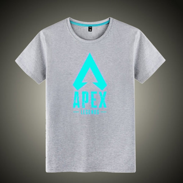 Mask as Gift Luminous APEX legends T shirt O neck men women hip hop Rapper DJ dancer cotton tops tees shirt - Viva Shirt