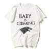 Baby Is Coming Shirt, Game Of Thrones Inspired Pregnancy Announcement T-Shirt, Mom To Be Shirt, Baby Shower, Gift, Baby Reveal S - Viva Shirt