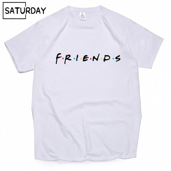 Men's Tv Friends Harajuku Funny Cotton T Shirts Unisex Summer Workout Tshirts Women Hip Hop Tops Boyfriend Gift - Viva Shirt