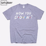 Men's Tv Friends Harajuku Funny Cotton T Shirts Unisex Summer Workout Tshirts Women Hip Hop Tops Boyfriend Gift - Viva Shirt