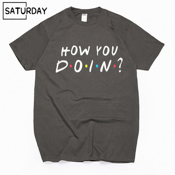 Men's Tv Friends Harajuku Funny Cotton T Shirts Unisex Summer Workout Tshirts Women Hip Hop Tops Boyfriend Gift - Viva Shirt