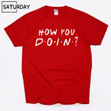 Men's Tv Friends Harajuku Funny Cotton T Shirts Unisex Summer Workout Tshirts Women Hip Hop Tops Boyfriend Gift - Viva Shirt