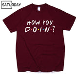 Men's Tv Friends Harajuku Funny Cotton T Shirts Unisex Summer Workout Tshirts Women Hip Hop Tops Boyfriend Gift - Viva Shirt