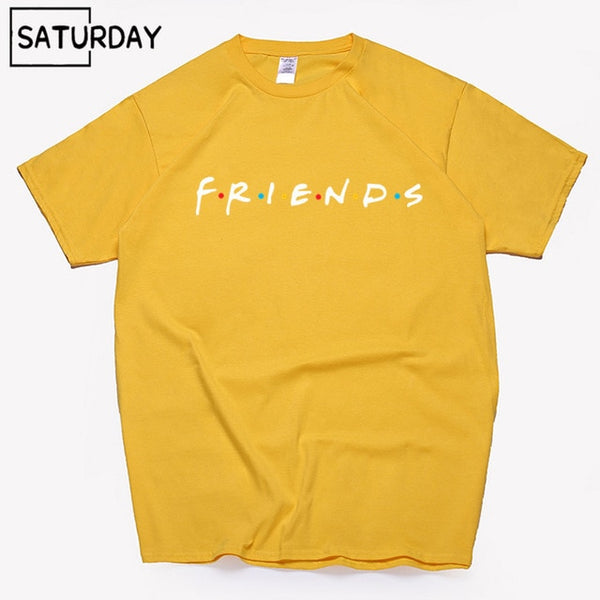 Men's Tv Friends Harajuku Funny Cotton T Shirts Unisex Summer Workout Tshirts Women Hip Hop Tops Boyfriend Gift - Viva Shirt