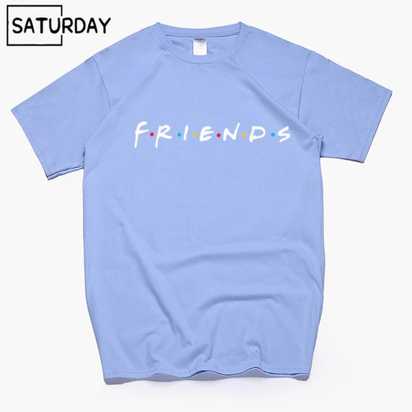 Men's Tv Friends Harajuku Funny Cotton T Shirts Unisex Summer Workout Tshirts Women Hip Hop Tops Boyfriend Gift - Viva Shirt
