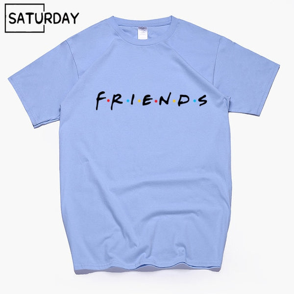 Men's Tv Friends Harajuku Funny Cotton T Shirts Unisex Summer Workout Tshirts Women Hip Hop Tops Boyfriend Gift - Viva Shirt