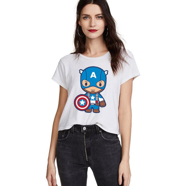 Showtly Fashion women Best friends t-shirt Cartoon Coffee Doughnut Letter print female T-shirt Friends Gift tshirt Hot sale Top - Viva Shirt